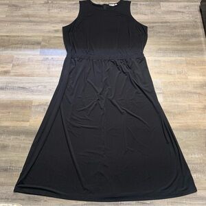 Joan Rivers Women's 3X Black Stretchy Maxi Dress
